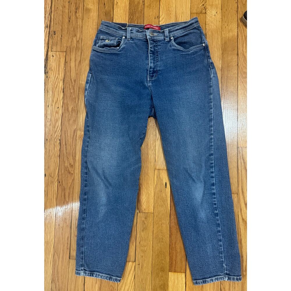 VTG Gloria Vanderbilt size 12 medium wash blue jeans mom jeans runs small